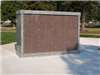The Columbarium is a new granite structure for the burial of cremated remains