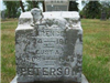 Peterson Gravestone in North Hibbing