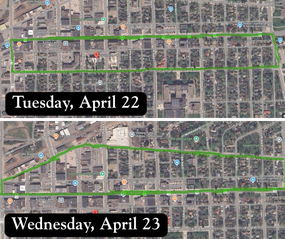 Street Sweeping Map 4.22.25