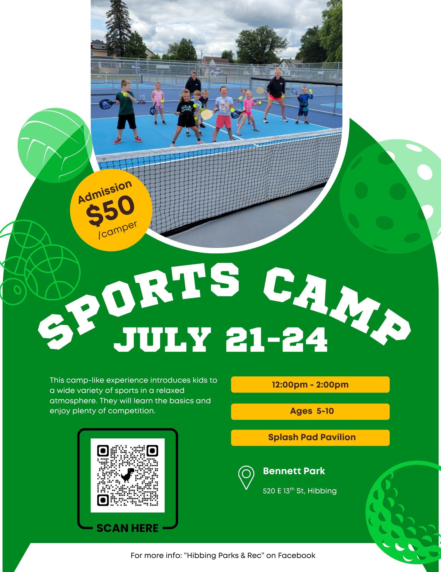 Bennett Park Sports Camp