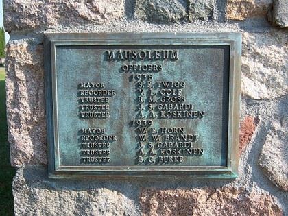 Mausoleum Officers during the Works Progress Administration Project to build the chapel