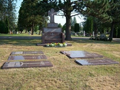 Priesthood Memorial with individual markers