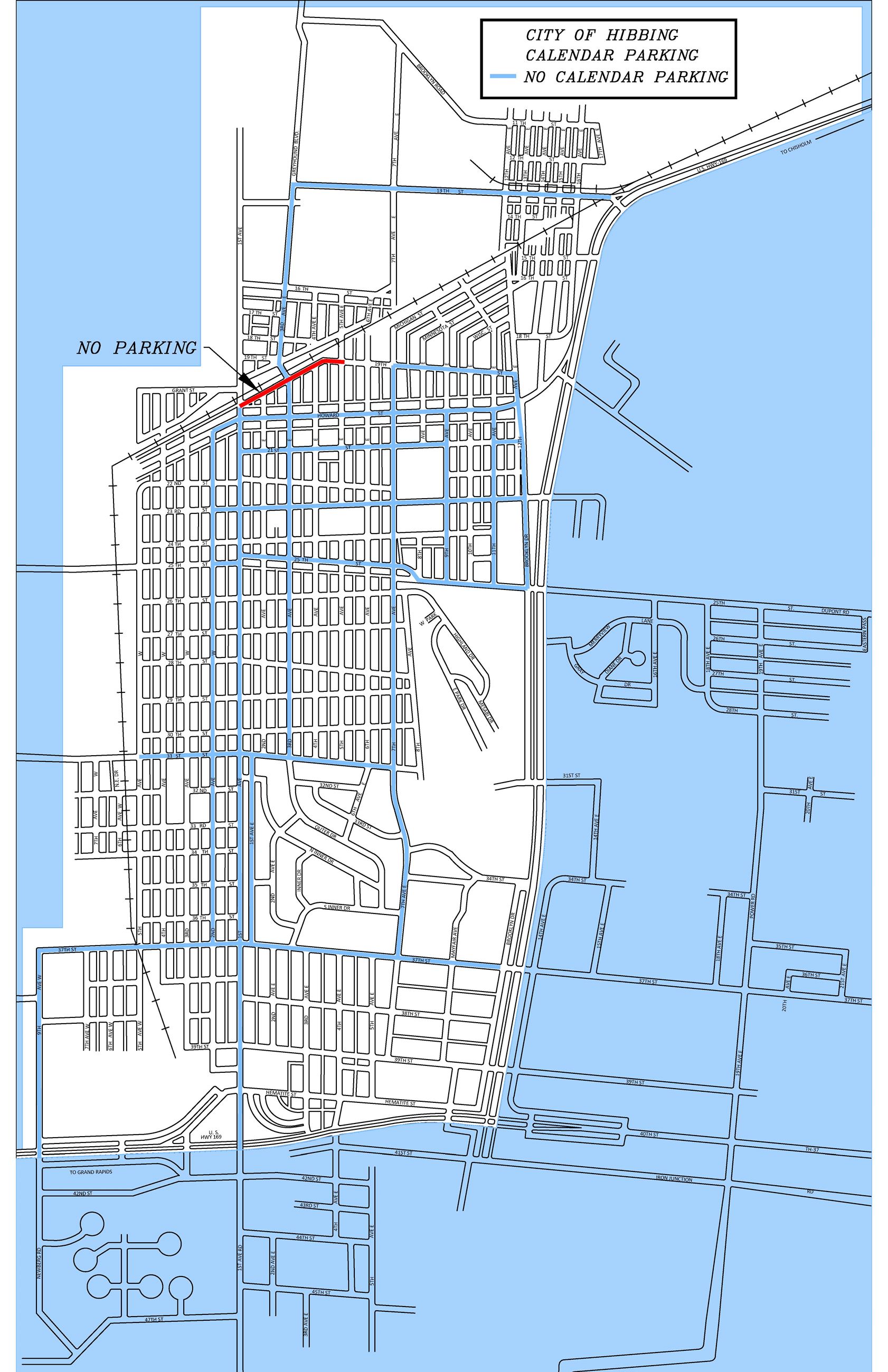 Calendar Parking MAP 05-15-24