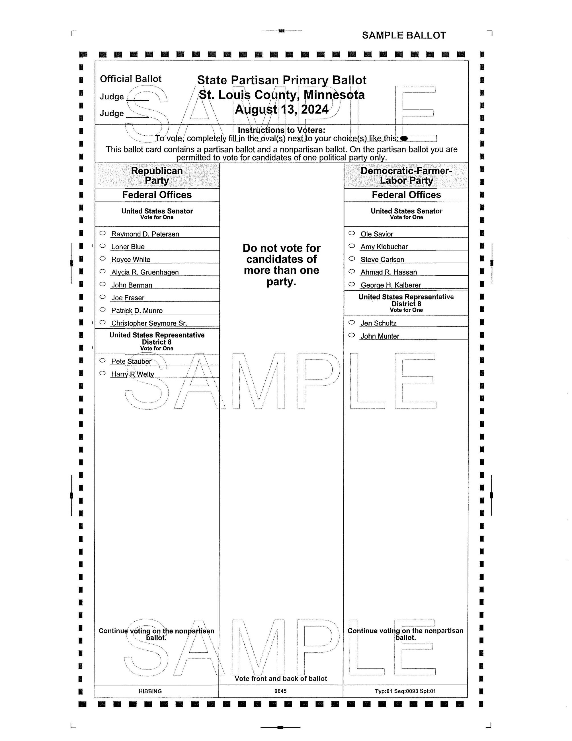 2024 Primary Sample Ballot Page1