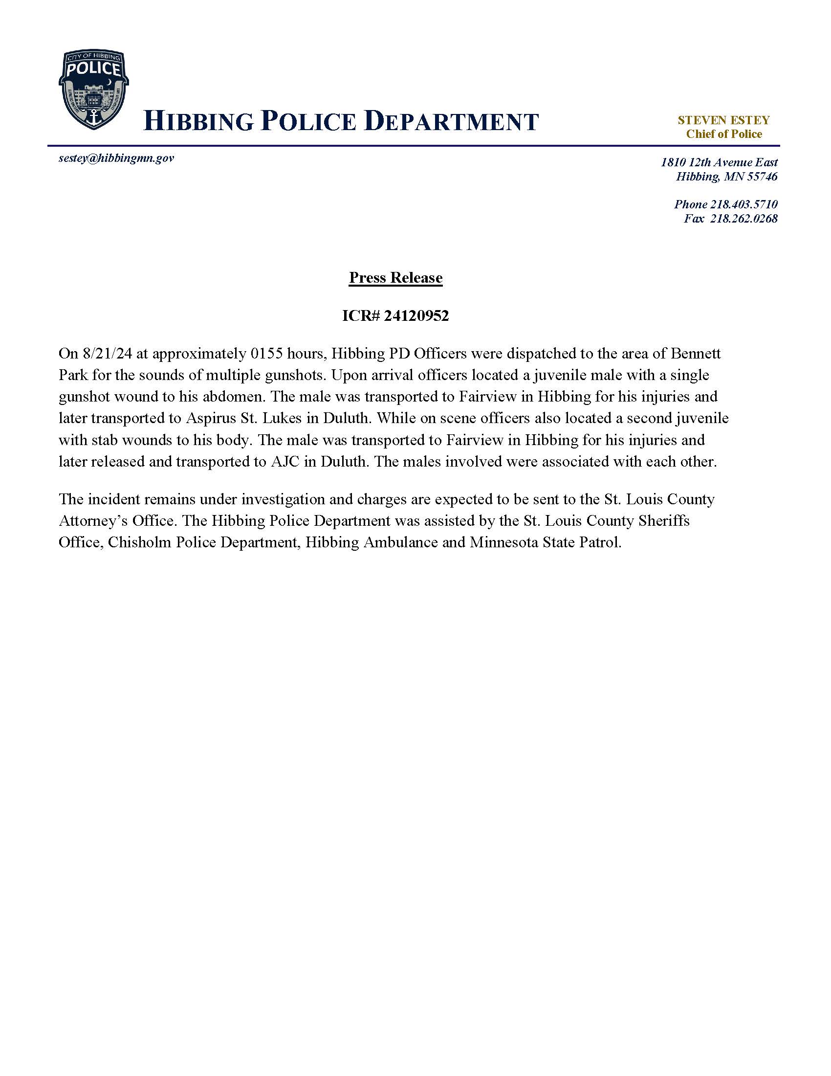 Press Release 8.21.24