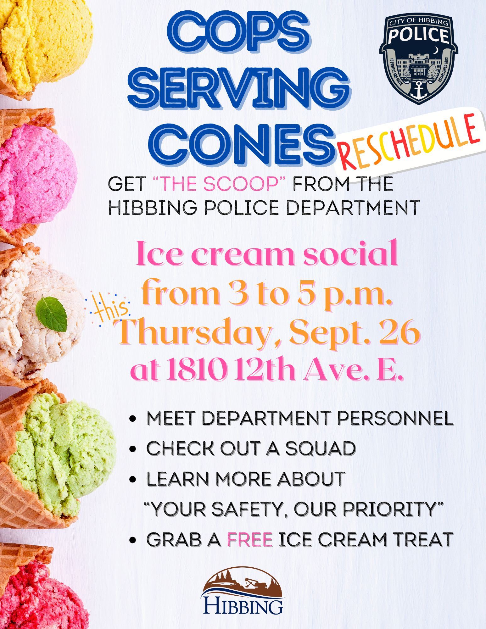 Cops Serving Cones Take II