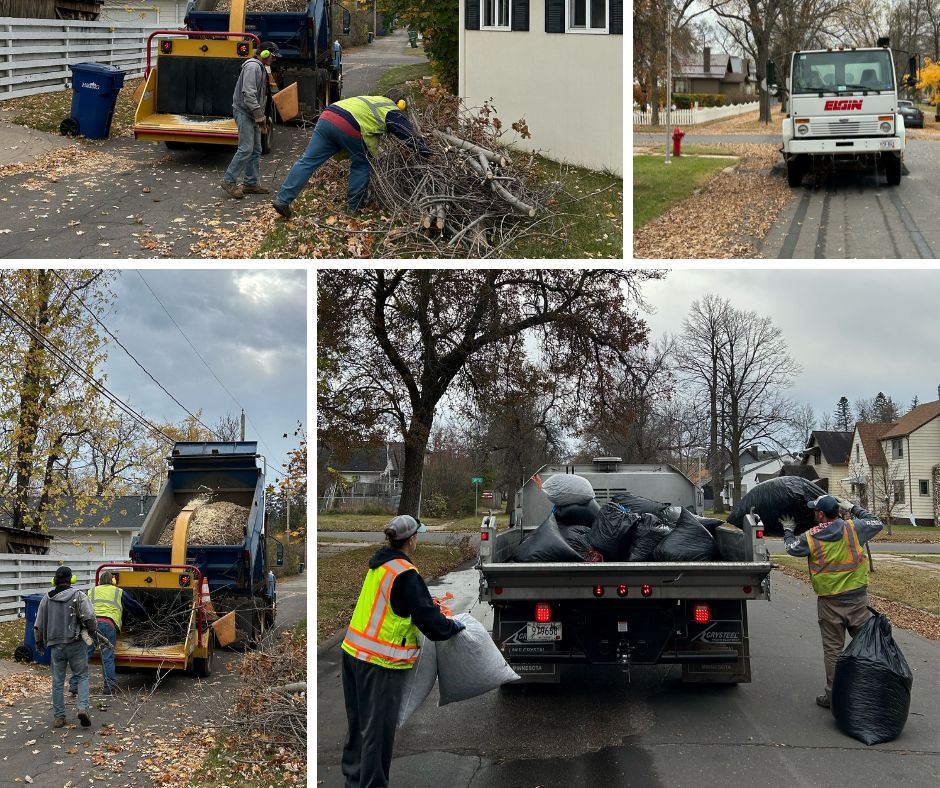 Fall Yard CleanUp 2024 collage
